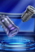 Hoco Z53A PD 30W Type-C ve USB Çıkışlı Araç Şarjı - 4
