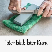 Bileme Taşı 15 cm Bıçak Balta Testere Nacak Satır Keskinleştirme Girit Taş Bileyleme - 4