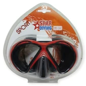 Star Diving Dalış Maskesi Yetişkin - 51701-KIRMIZI - 4