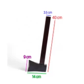 885 Gram 36 Cm El Yapımı Marangoz Balta Yarma Yontma Odun Kesme Ahşap Saplı Ergonomik Kamp Baltası - 2