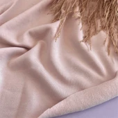 Kaf Kumaş  Penye Şardonlu İki İplik Kumaş | Pembe thumbnail 2