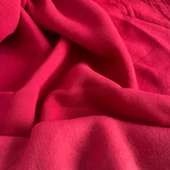 Kaf Kumaş  3 İplik Şardonlu Kumaş | Kiraz Kırmızısı thumbnail 1