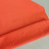 Kaf Kumaş  Modallı 3 İplik Kumaş | Turuncu thumbnail 3