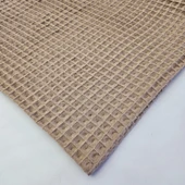 Kaf Kumaş  Büyük Kareli Waffle Pike Bornozluk Kumaş | 100% Pamuk | BW-04 thumbnail 1