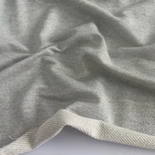 Kaf Kumaş  Silver Simli Diagonel İki İplik Kumaş - 1