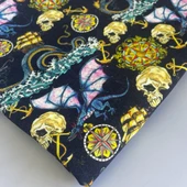 Kaf Kumaş  3 İplik Baskılı Kumaş | Ejderha thumbnail 3