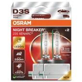 Osram D3S Night Breaker 220 Xenarc Xenon Ampul Seti +%220 35W 66340XN2-2HB - 1