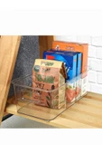 Fer Home 2 Adet  Kapaklı Organizer Kutu Dolap Düzenleyici Çok Amaçlı Kutu Kapaklı - 3