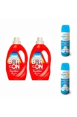 DOĞAL SIVI ÇAMAŞIR DETERJANI BORON RENKLİLER İÇİN 26*2 YIKAMA+ BORTAM DEZENFEKTAN 500 ML*2 ADET - 1