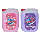 Bingo Soft Yumuşatıcı 5 lt Gülpembe ve Lavanta 2 li Karma Paket - 1