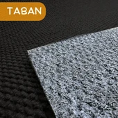 Beylini Çelik Halı Kaymaz Dayanıklı Kesilebilir Yoğun Trafik Alanları Ofis Iş Yolluk Araç Oto Paspası Zemin Döşeme Lateks Taban 9mm Kalınlık Antrasit - 2