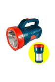 Silver Projektör 15w Led Şarjlı El Feneri Ve X2 Tüp 26smd Led Çift Yönlü - 2