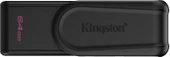 64GB USB3.2 DTXS/64GB Exodia S KINGSTON BLACK+BLACK - 1