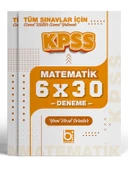 2026 KPSS Tüm Sınavlar İçin Matematik 6 x 30 Deneme Sınavı Bigelio Yayıncılık - 1