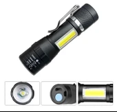 Wuben Wb-017 Zoomlu Şarjlı Cob Led Güçlü El Feneri - 3