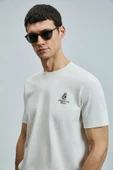 Lufian Olıvıa Modern Grafik T- Shirt Ekru - 3