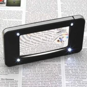 İphone Şekli Led Işıkları Ile Led Aydınlatmalı,3x5x,okuma Büyüteç - 2