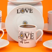 Porsima 05 Porselen 12 Parça Türk Kahve Fincan Takımı 90ml - 3