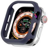 Apple Watch 10. Nesil 46mm Uyumlu Rubber Sert Plastik Koruma Kasa Kılıfı - 8
