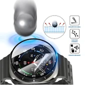 Samsung Galaxy Watch 7 Ultra 47mm ile Uyumlu 3D Full Ekran Koruyucu thumbnail 2