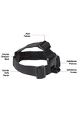 GoPro Aksiyon Kamera ile Uyumlu Kafa Bandı Head Strap Tutucu - 4