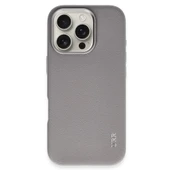 URR iPhone 16 Pro Max İle Uyumlu Innovative Leather Magsafe Kapak Titan Gri - 2