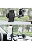 Araç Oto İçi 2in1 Uzayan Vantuzlu ve Havalandırma Telefon Tutucu Tutacağı SH3100 - 7