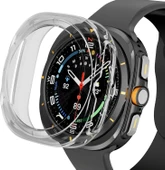 Samsung Galaxy Watch 7 Ultra 47mm Uyumlu Kasa Koruyucu 360 Tam Koruma Kılıf Kapak - 12