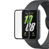 Samsung Galaxy Fit 3 R390 ile Uyumlu 3D Cam Full Ekran Koruyucu thumbnail 1