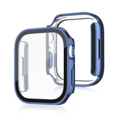 Apple Watch 6 7 8 9 44mm 45mm Uyumlu Rubber Kasa Ekran Koruyucu 360 Kılıf Kapak - 7