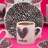 Porsima 11 Porselen 12 Parça Türk Kahve Fincan Takımı 90ml thumbnail 3