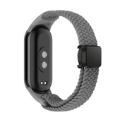 Xiaomi Mi Band 8 Mi Band 9 Uyumlu Manyetik Mıknatıslı Band Örgü Kordon Kayış - 3
