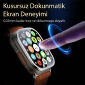 Apple Watch Ultra Apple Watch Ultra 2 49mm Uyumlu Metal Çerçeveli Ekran Koruyucu - 4