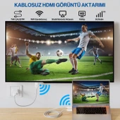 Kablosuz Hdmi Görüntü Aktarım Adaptörü 2.4Ghz/5Ghz 1080P Notebook Pc - 3