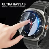 Samsung Galaxy Watch 7 Ultra 47mm ile Uyumlu 3D Full Ekran Koruyucu thumbnail 3