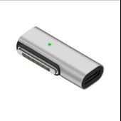 Type-C to Magsafe 3 ile Uyumlu 140W Destekli Şarj Çevirici Adaptör - 1