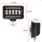 15 Led 30W Off Road Gündüz Farı Sis Lambası Projektör - 3