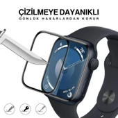 Apple Watch 10. Nesil ile Uyumlu 42mm Uyumlu 3D Full Ekran Koruyucu thumbnail 3