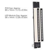 Ayt Powermaster PM-26793 Amplifikatör 12 Bit Led Müzik Seviyesi Gösterge Modülü Turuncu Kırmızı DC 12 Volt - 4