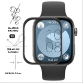 Huawei Watch Fit 3 ile Uyumlu 3D Full Ekran Koruyucu - 2