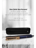 Fantom Jolie HS-1600 Hava Üflemeli Göstergeli Saç Düzleştirici Mavi - 5