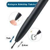 Emr Ekran Uyumlu Dijital Stylus Samsung S Pen ile Uyumlu Dijital Yazma Çizme Silme - 5