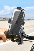 Motorsiklet Bisiklet Atv Scooter Kıskaçlı Telefon Tutucu Tutacağı C018 - 2