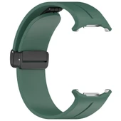 Samsung Galaxy Watch 7 Ultra 47mm Uyumlu Manyetik Mıknatıslı Band Silikon Kordon Kayış - 12