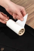 Porsima 3104 Kedi Köpek Tüy Toplayıcı Rulo 4 Adet Yedek Rulo Krem - 1