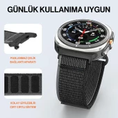 Samsung Galaxy Watch 7 Ultra 47mm Uyumlu Orijinal Pim Woven Örgü Naylon Kordon - 8