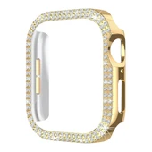 Apple Watch 10. Nesil 42mm Uyumlu Parlak Taşlı 360 Tam Koruma Kapak Kılıf - 1