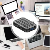 Type-C Hdmi Usb 3.0 Pd Şarj Giriş Mini Taşınabilir Çevirici Adaptör BX3H - 4