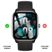 Xiaomi Redmi Watch 4 ile Uyumlu 3D Full Ekran Koruyucu thumbnail 5