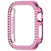 Apple Watch 10. Nesil 46mm Uyumlu Parlak Taşlı 360 Tam Koruma Kapak Kılıf - 11